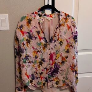 Floral Pilcro Blouse size M